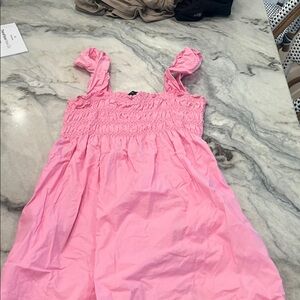 French Connection Pink Gathered Top